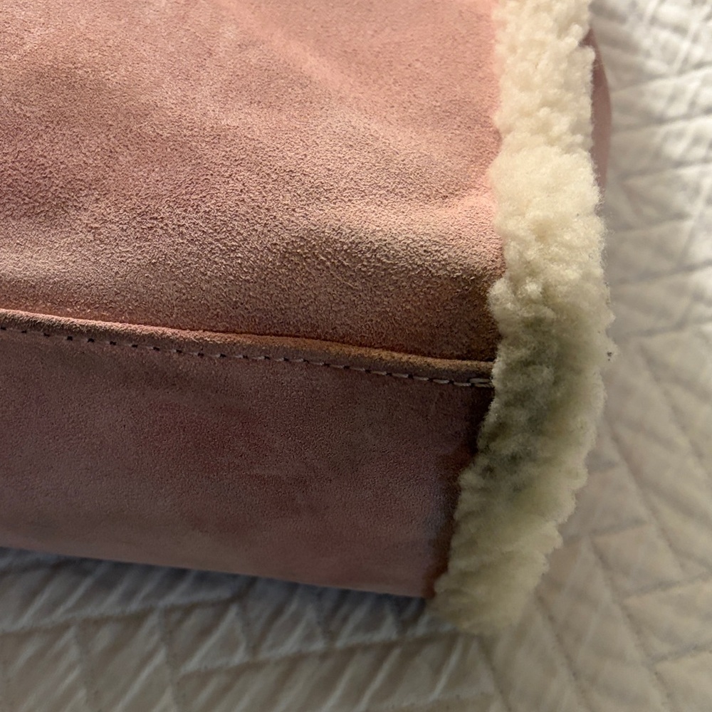 Telfar Blush Shearling Tote Bag - Picture 7 of 15